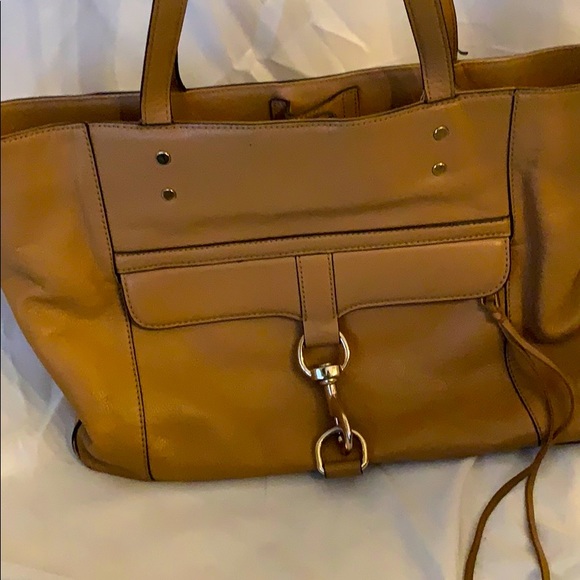 Tan Leather Rebecca Minkoff Tote - Picture 1 of 9